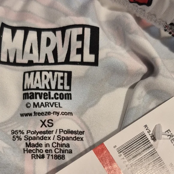 Marvel Red and Blue Superhero Leggings - Picture 3 of 3